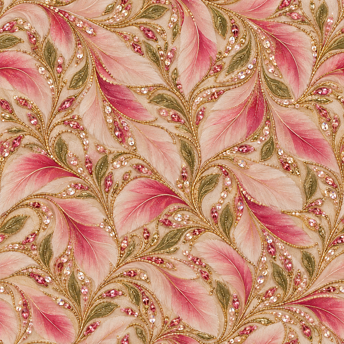 Flamingo Feather Elegance