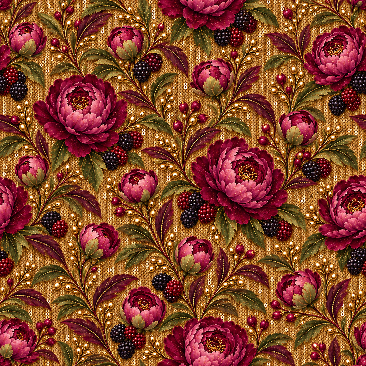 Golden Mulberry Opulence